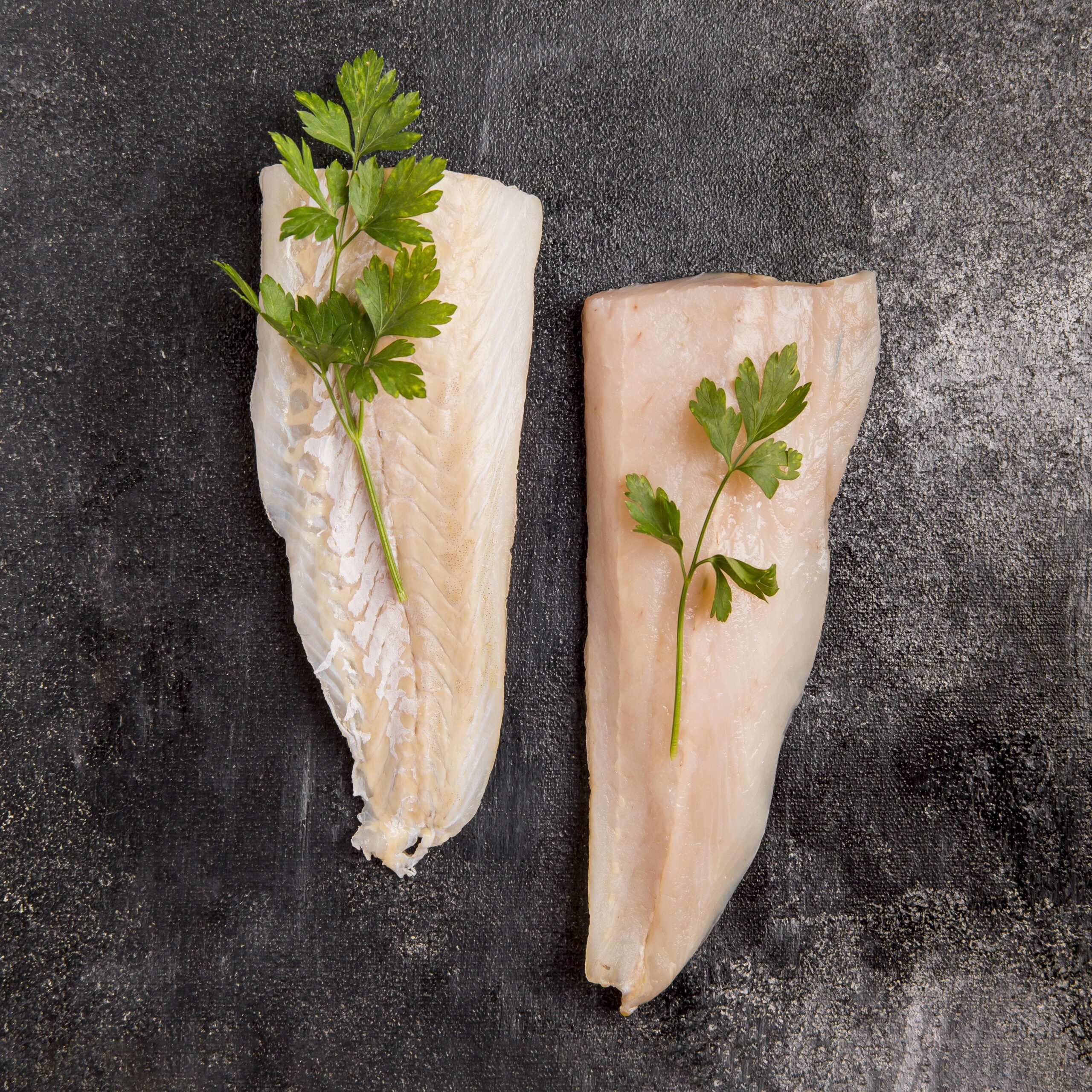 halves-fish-with-parsley-leaves
