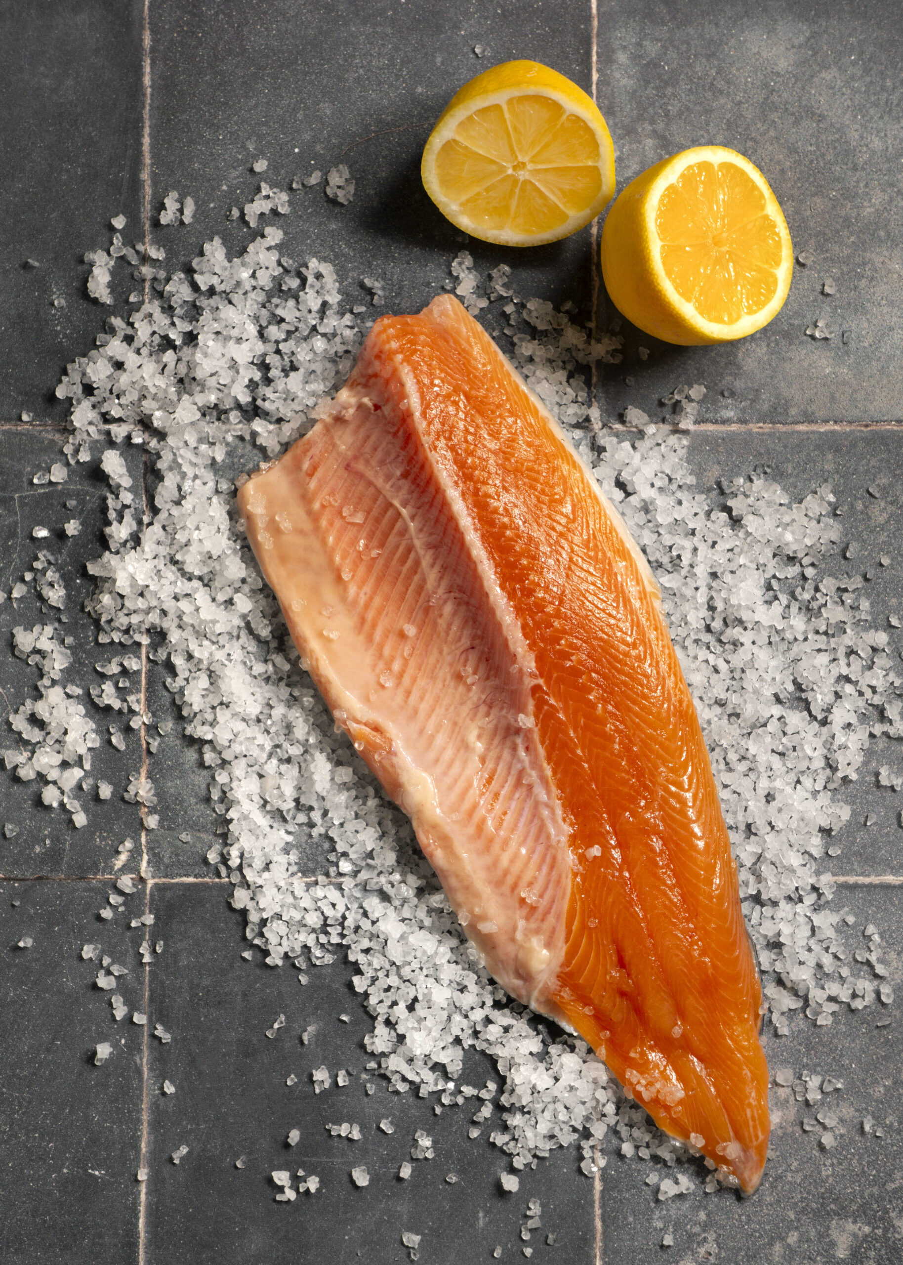 top-view-raw-trout-still-life